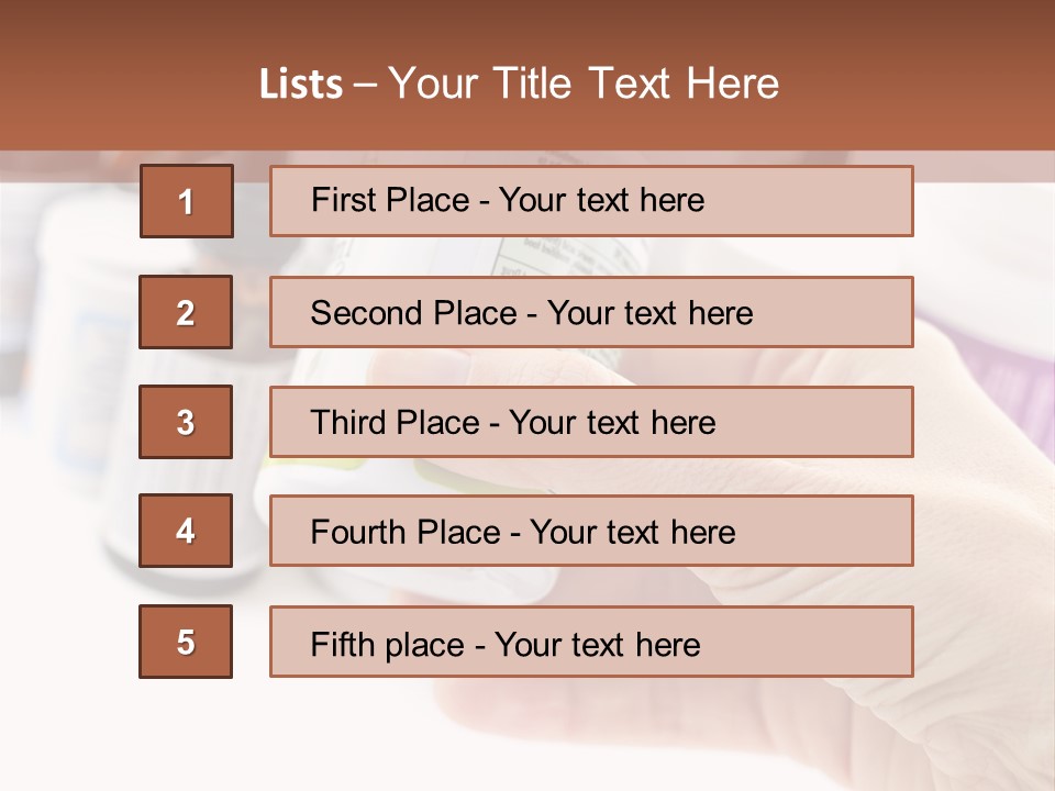 Medicine Caucasian Alternative PowerPoint Template