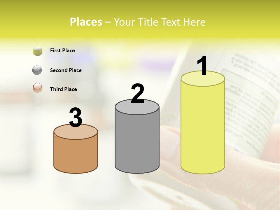 Pharmaceuticals Reading Medicines PowerPoint Template