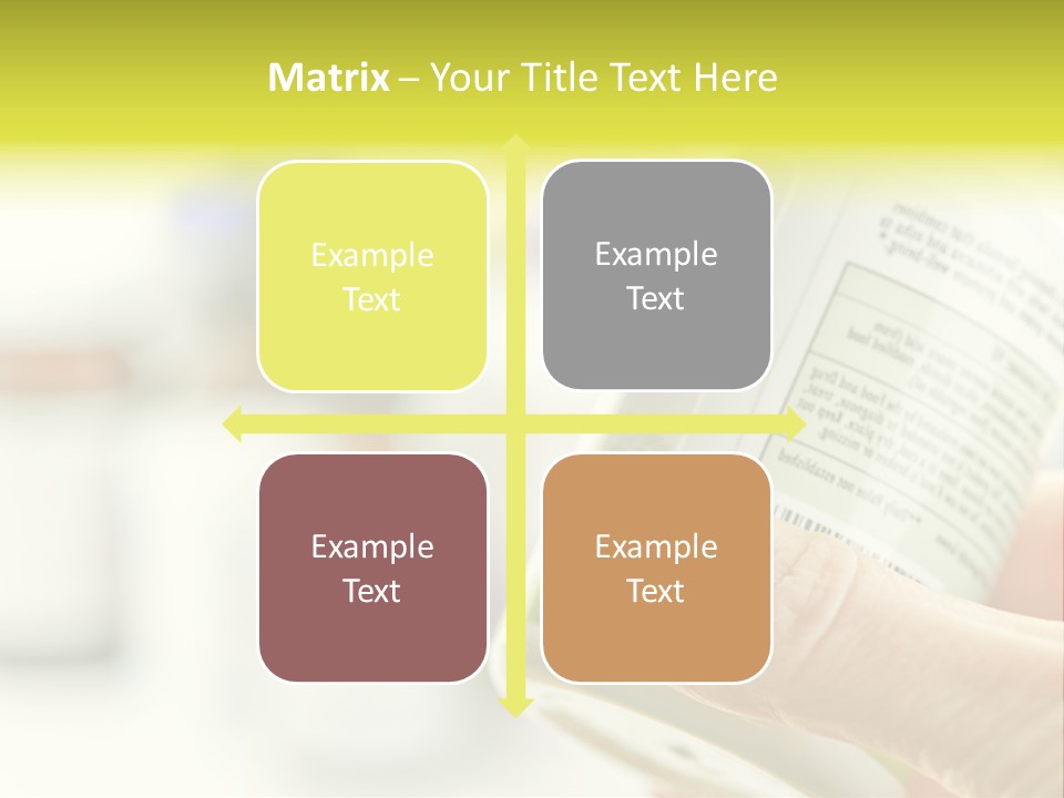 Pharmaceuticals Reading Medicines PowerPoint Template