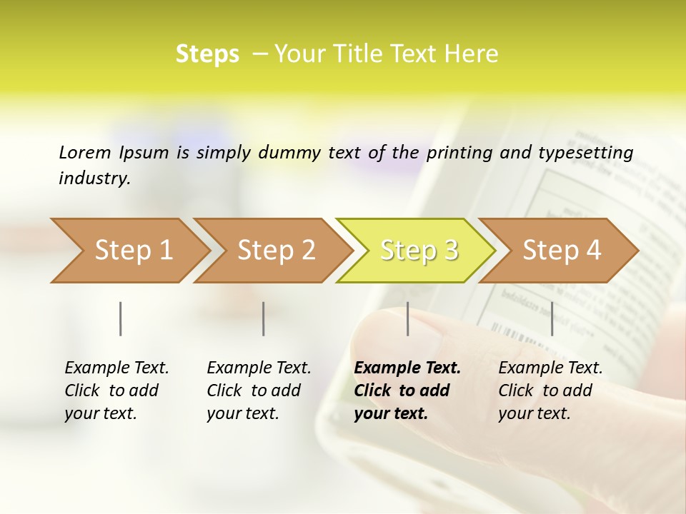 Pharmaceuticals Reading Medicines PowerPoint Template