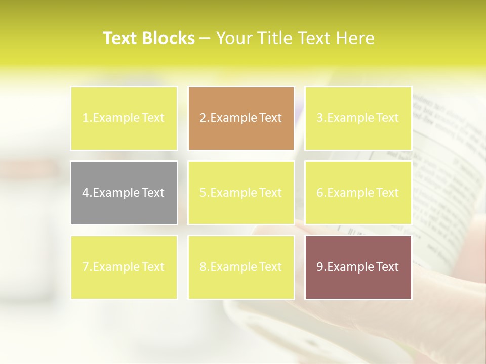 Pharmaceuticals Reading Medicines PowerPoint Template