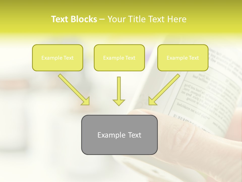 Pharmaceuticals Reading Medicines PowerPoint Template