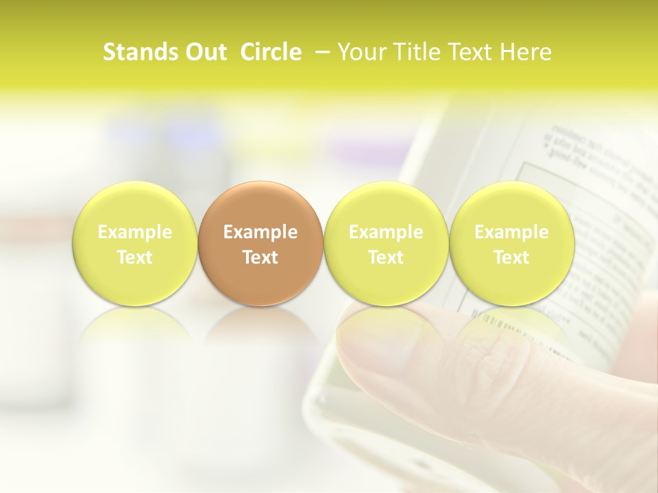 Pharmaceuticals Reading Medicines PowerPoint Template