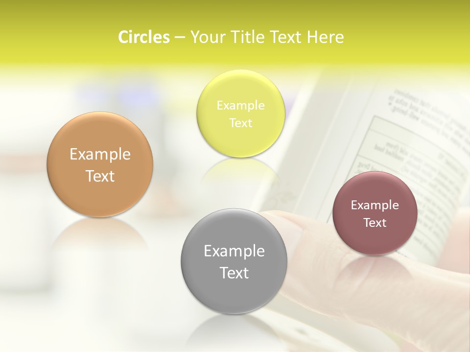 Pharmaceuticals Reading Medicines PowerPoint Template