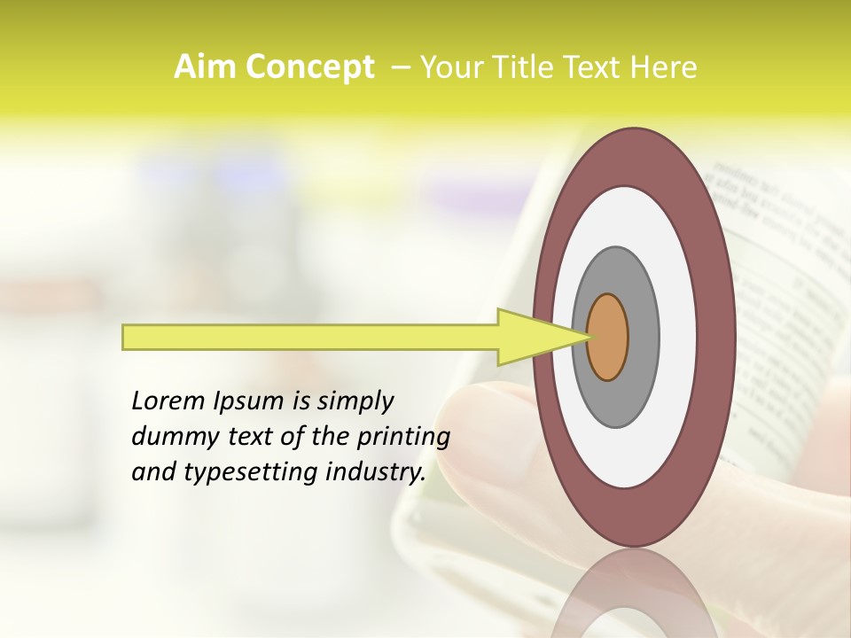 Pharmaceuticals Reading Medicines PowerPoint Template