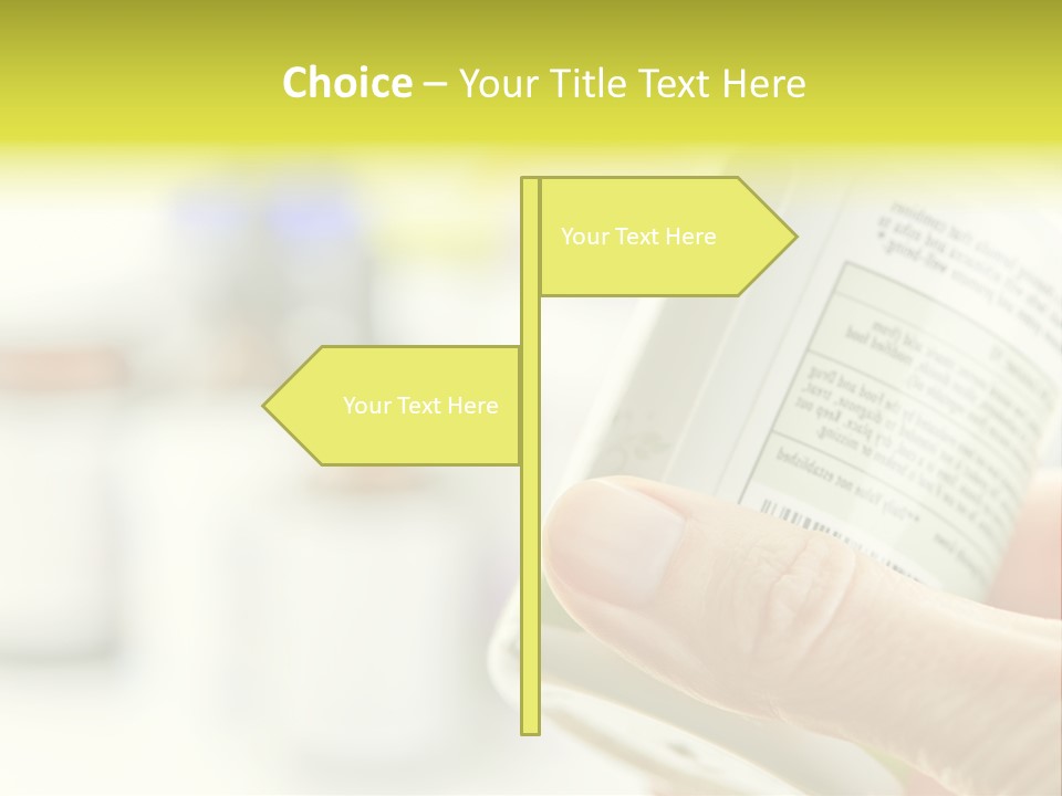 Pharmaceuticals Reading Medicines PowerPoint Template