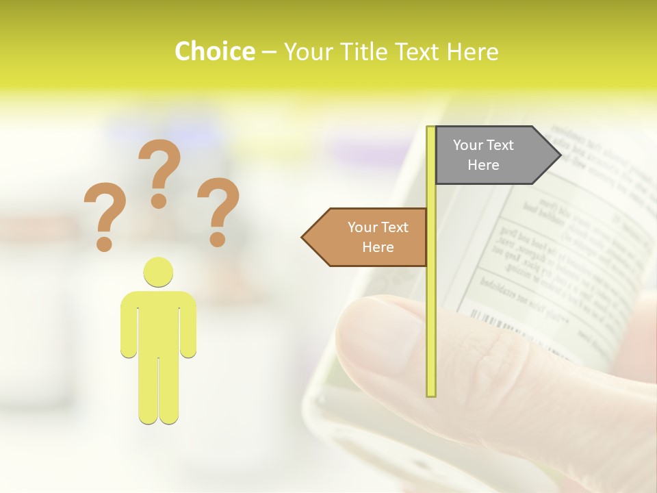 Pharmaceuticals Reading Medicines PowerPoint Template