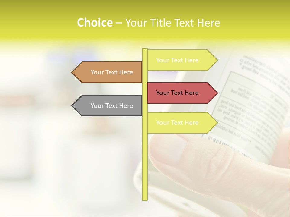Pharmaceuticals Reading Medicines PowerPoint Template