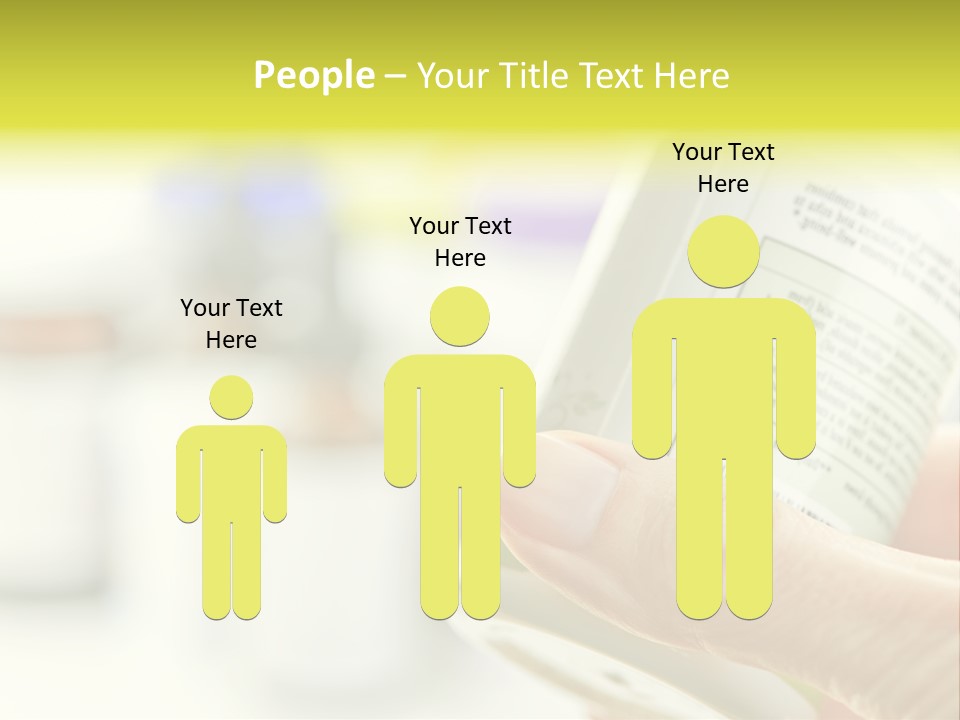 Pharmaceuticals Reading Medicines PowerPoint Template