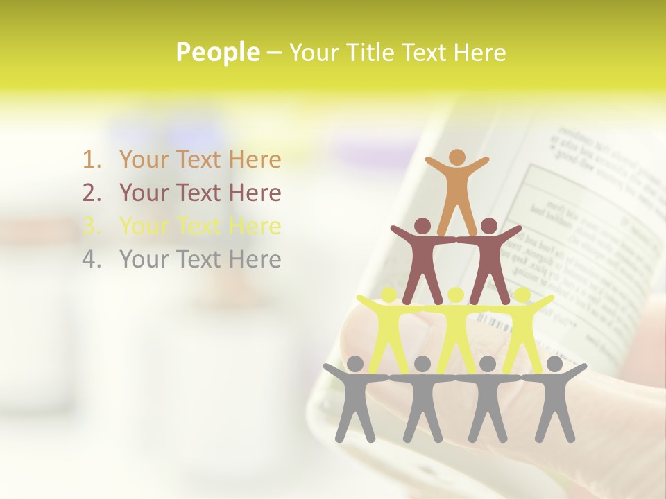 Pharmaceuticals Reading Medicines PowerPoint Template