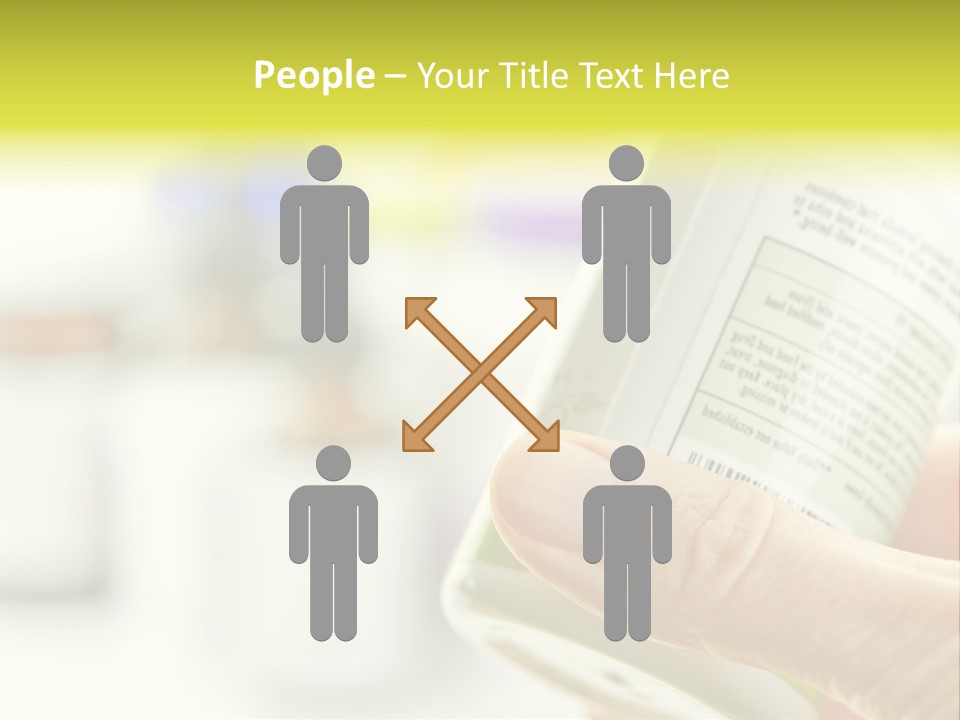 Pharmaceuticals Reading Medicines PowerPoint Template