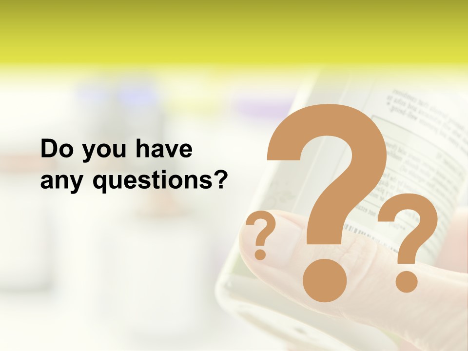 Pharmaceuticals Reading Medicines PowerPoint Template