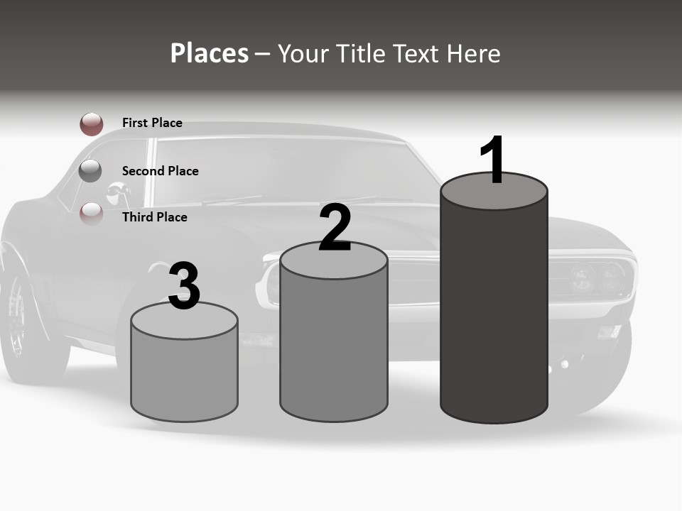 Young Border Blossom PowerPoint Template