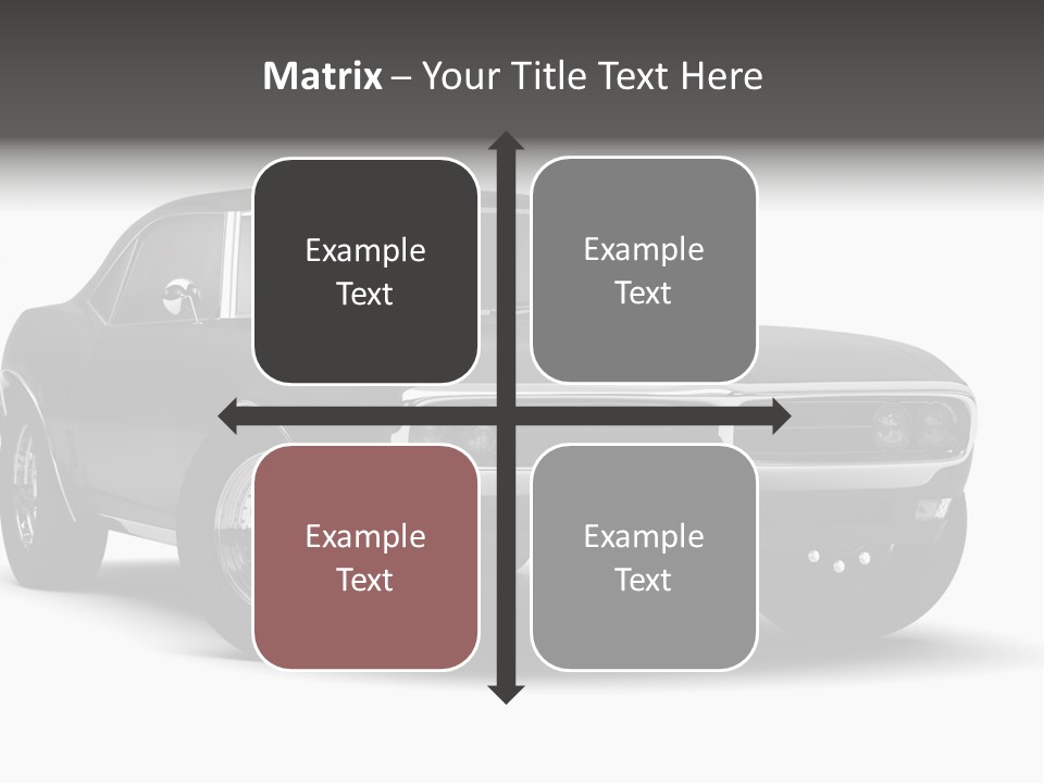 Young Border Blossom PowerPoint Template
