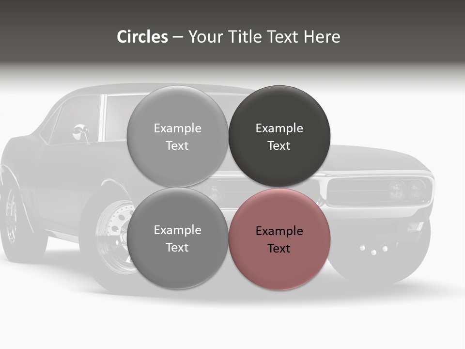 Young Border Blossom PowerPoint Template