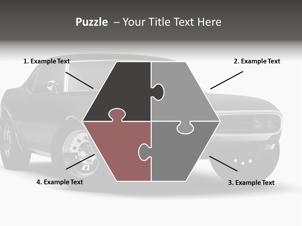 Young Border Blossom PowerPoint Template