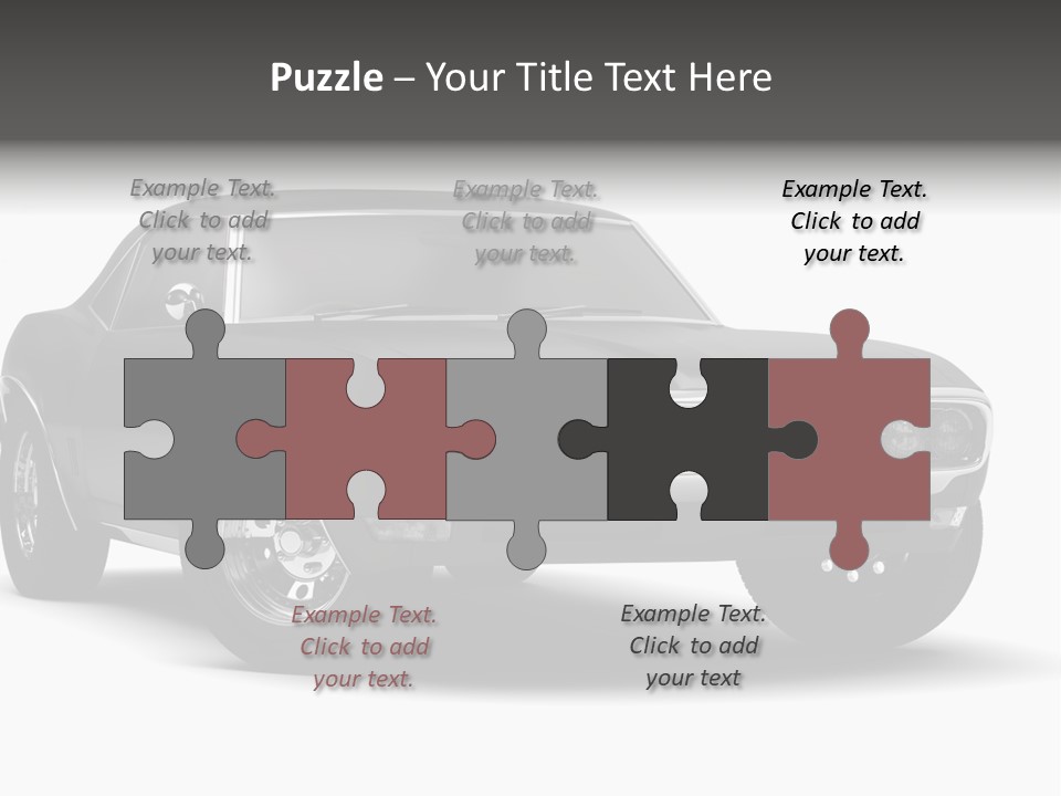 Young Border Blossom PowerPoint Template