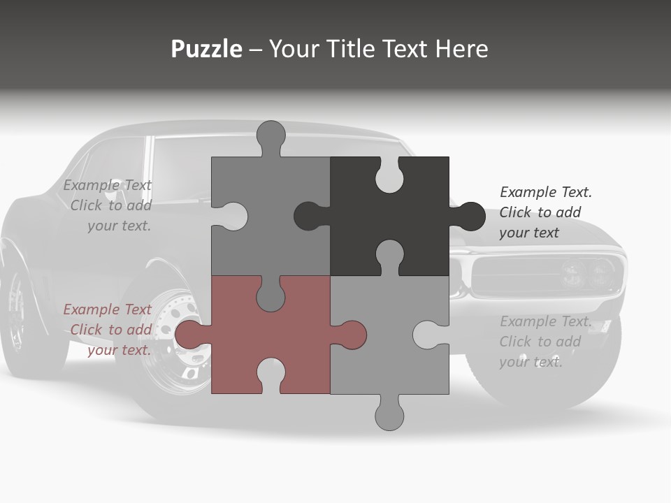 Young Border Blossom PowerPoint Template