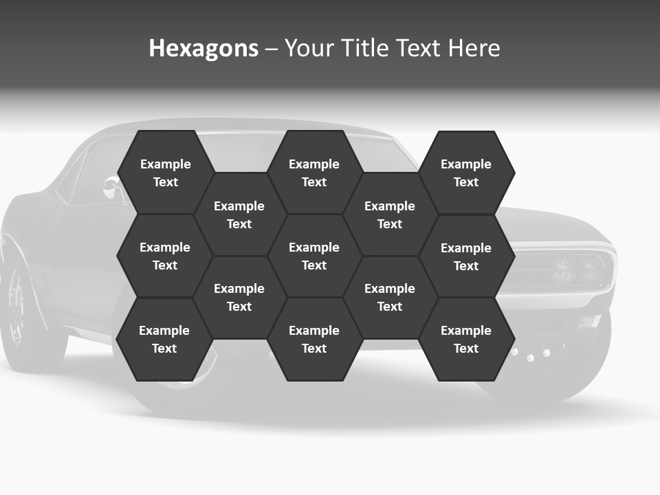 Young Border Blossom PowerPoint Template