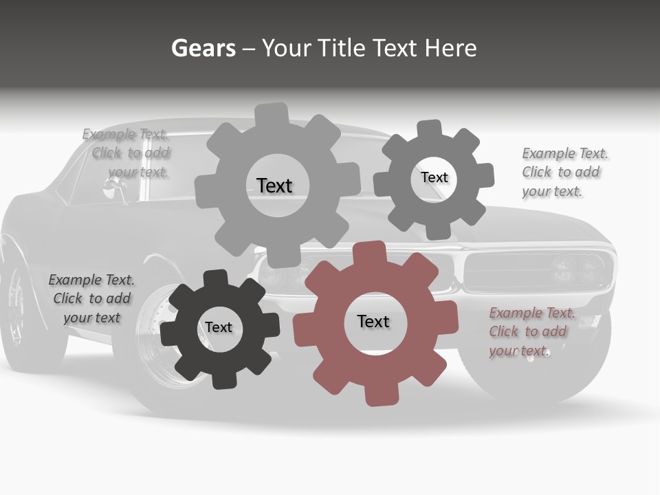 Young Border Blossom PowerPoint Template