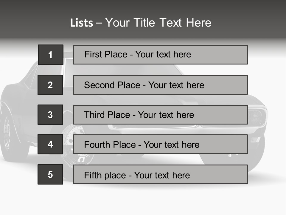 Young Border Blossom PowerPoint Template