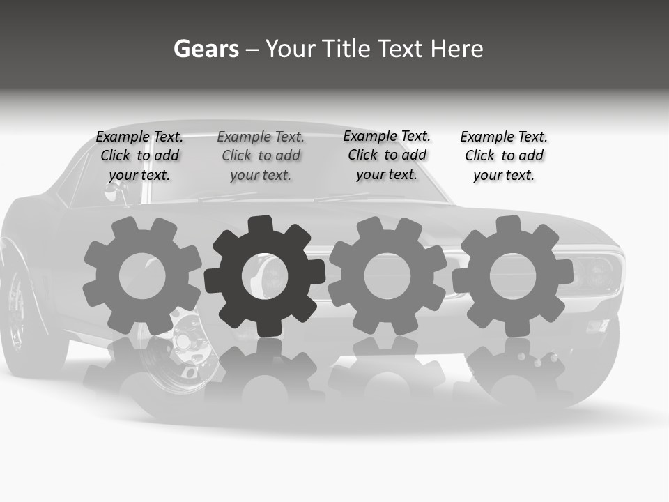 Young Border Blossom PowerPoint Template