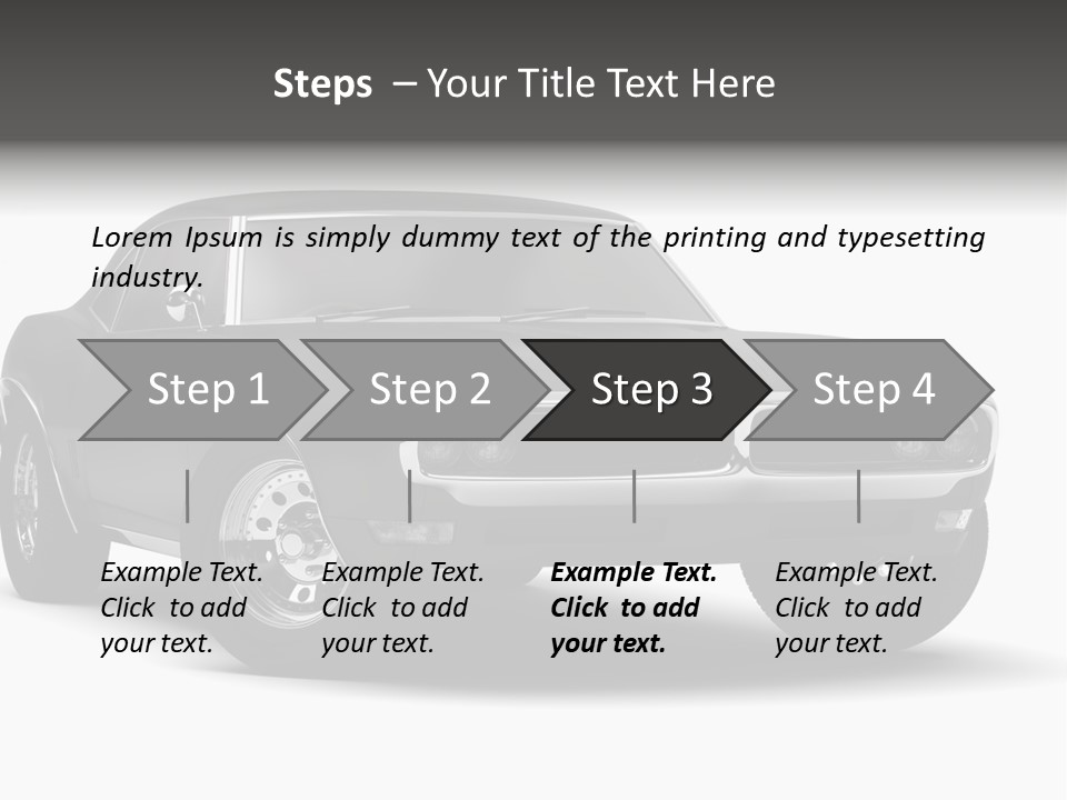 Young Border Blossom PowerPoint Template