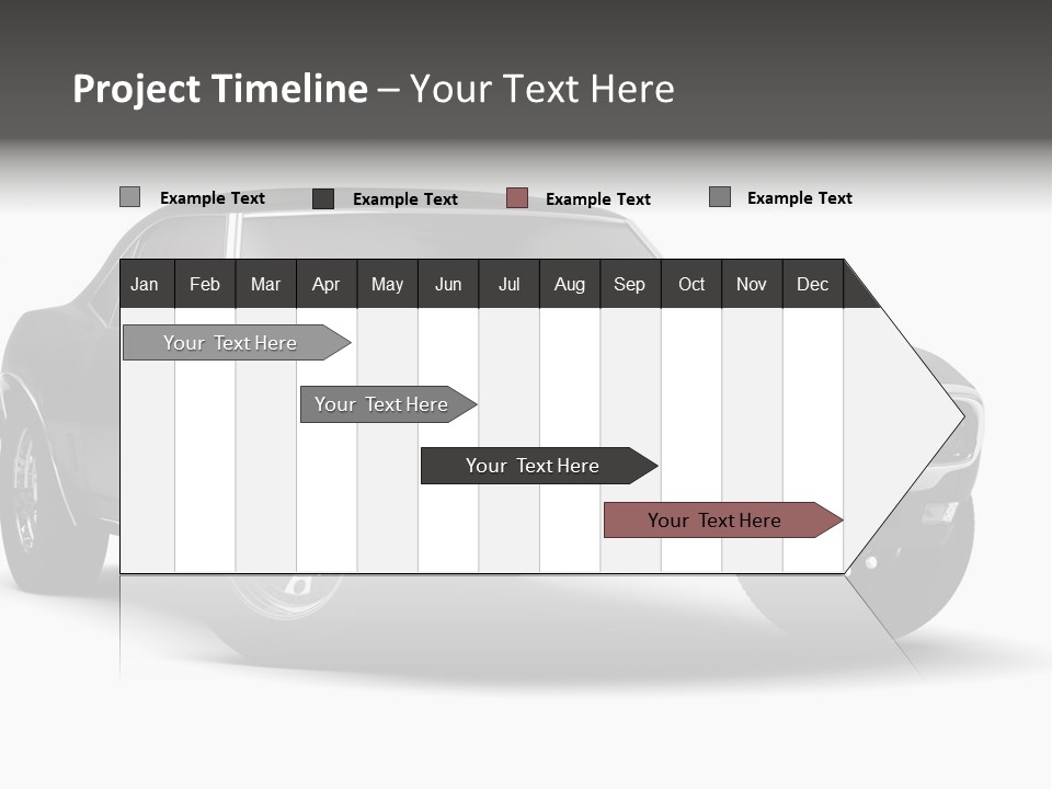 Young Border Blossom PowerPoint Template