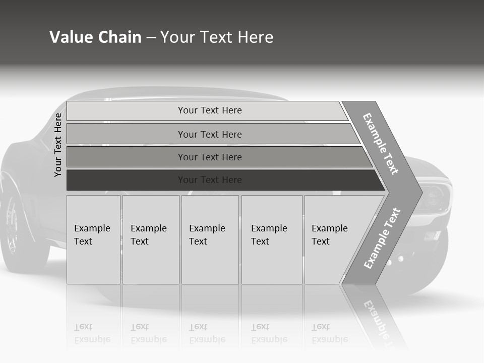 Young Border Blossom PowerPoint Template