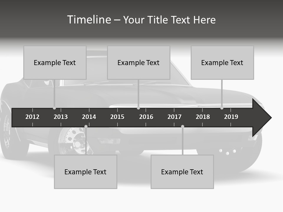 Young Border Blossom PowerPoint Template