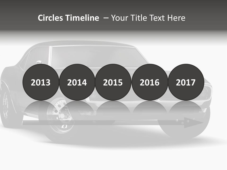 Young Border Blossom PowerPoint Template