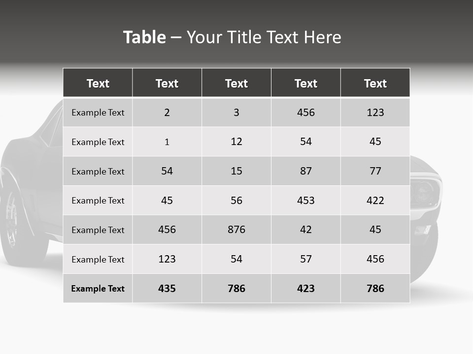 Young Border Blossom PowerPoint Template