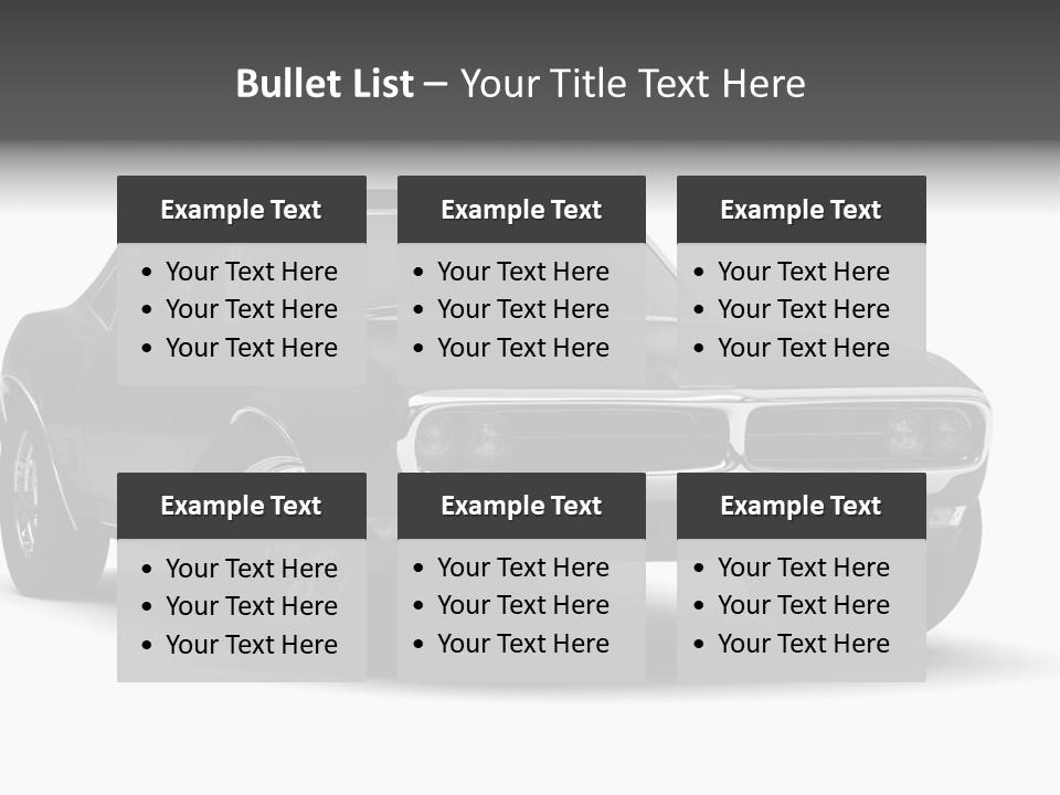 Young Border Blossom PowerPoint Template