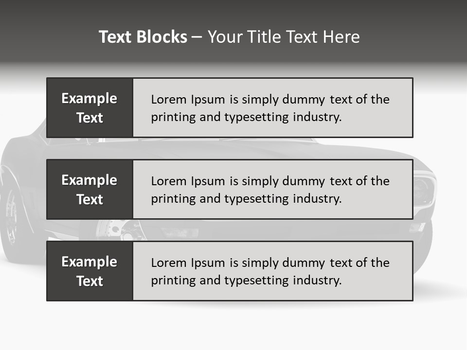 Young Border Blossom PowerPoint Template