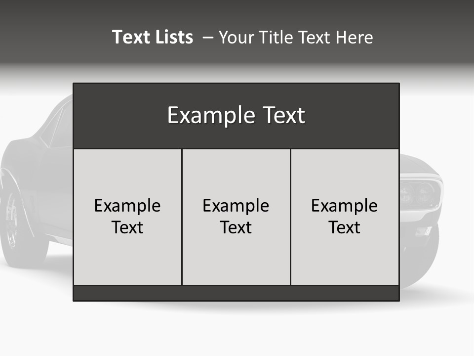 Young Border Blossom PowerPoint Template