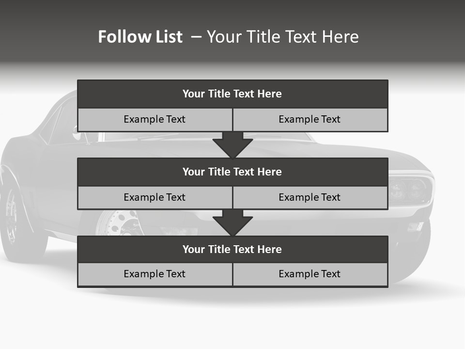 Young Border Blossom PowerPoint Template