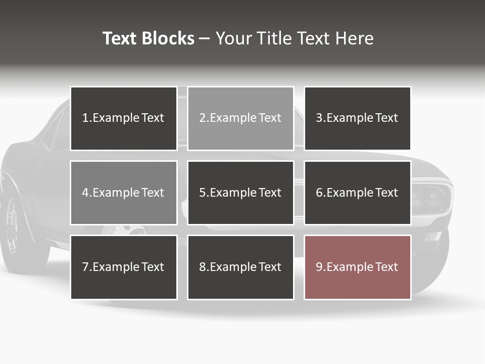 Young Border Blossom PowerPoint Template