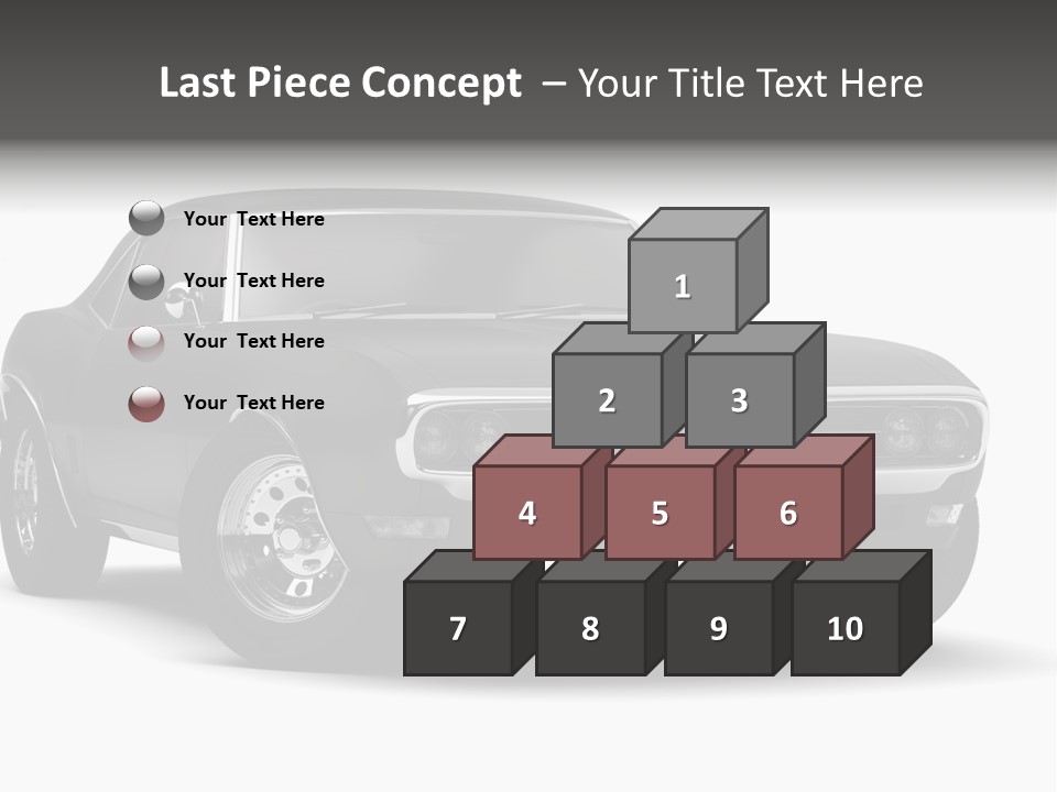 Young Border Blossom PowerPoint Template