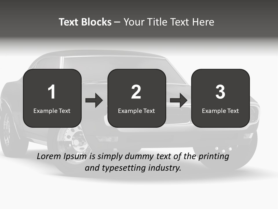 Young Border Blossom PowerPoint Template