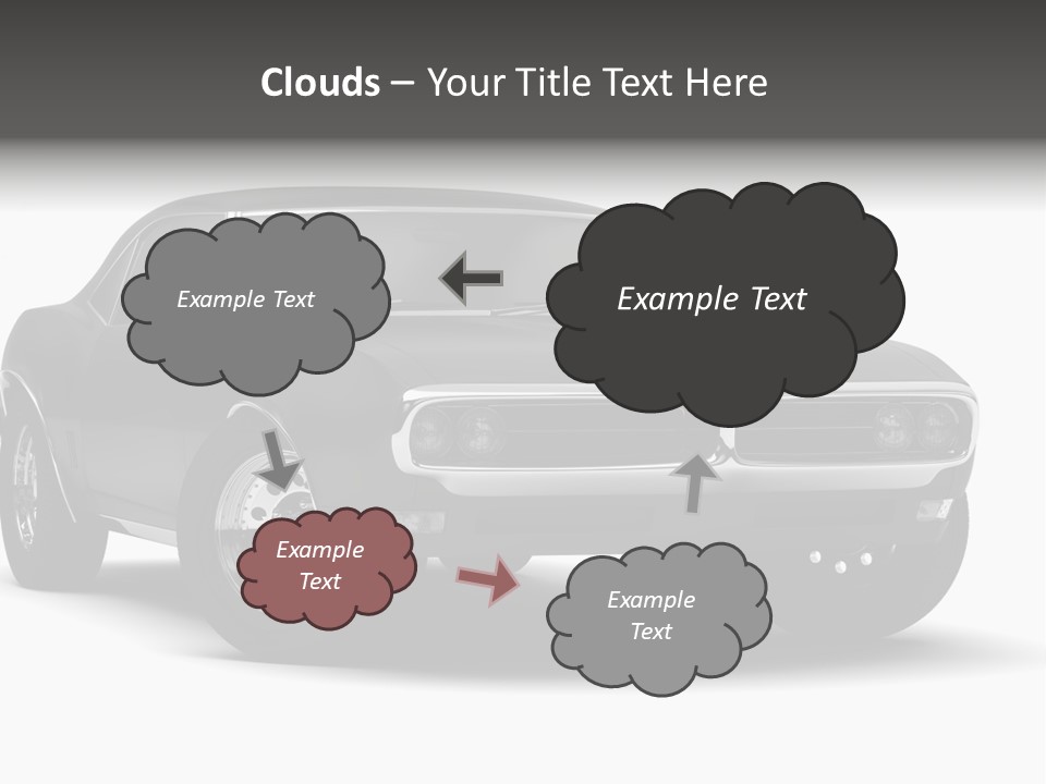 Young Border Blossom PowerPoint Template
