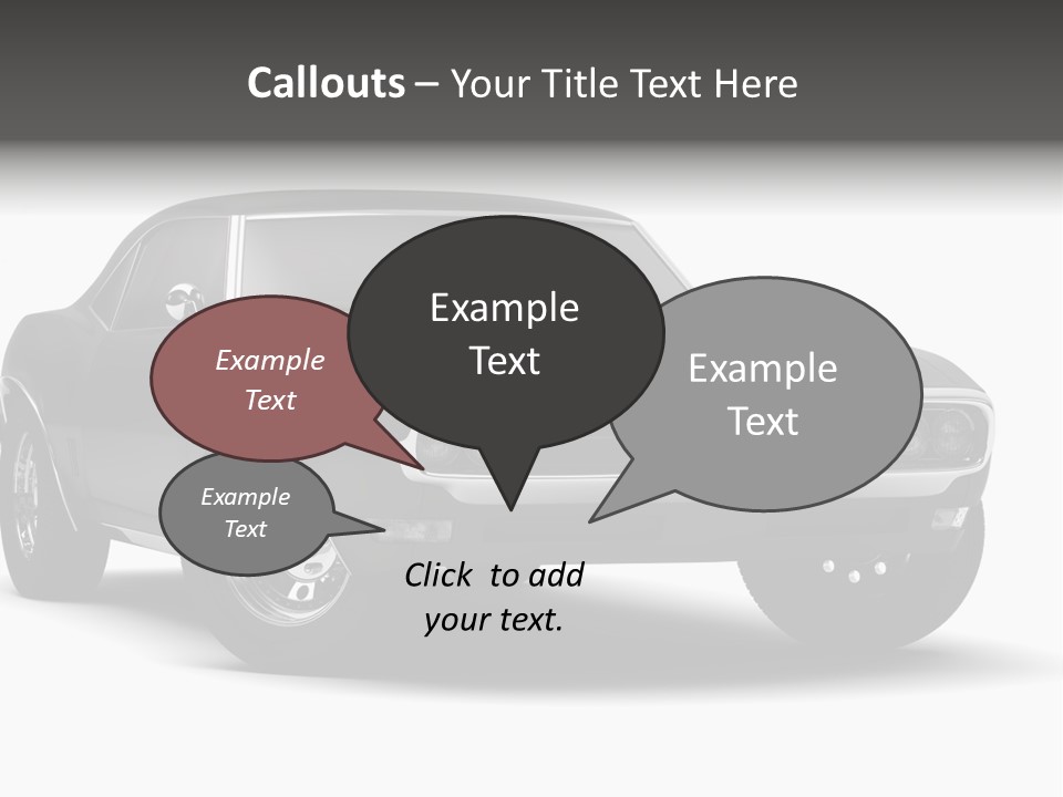 Young Border Blossom PowerPoint Template
