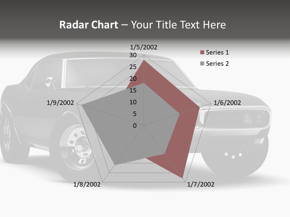 Young Border Blossom PowerPoint Template