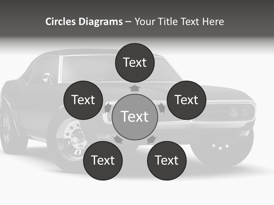 Young Border Blossom PowerPoint Template