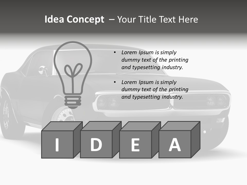 Young Border Blossom PowerPoint Template