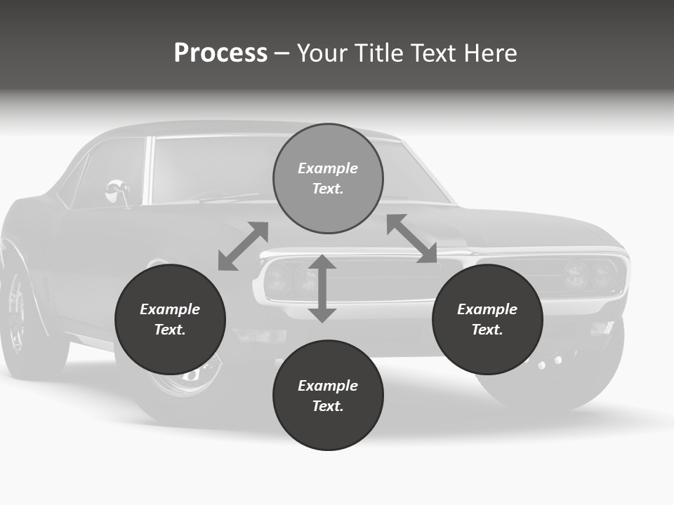 Young Border Blossom PowerPoint Template