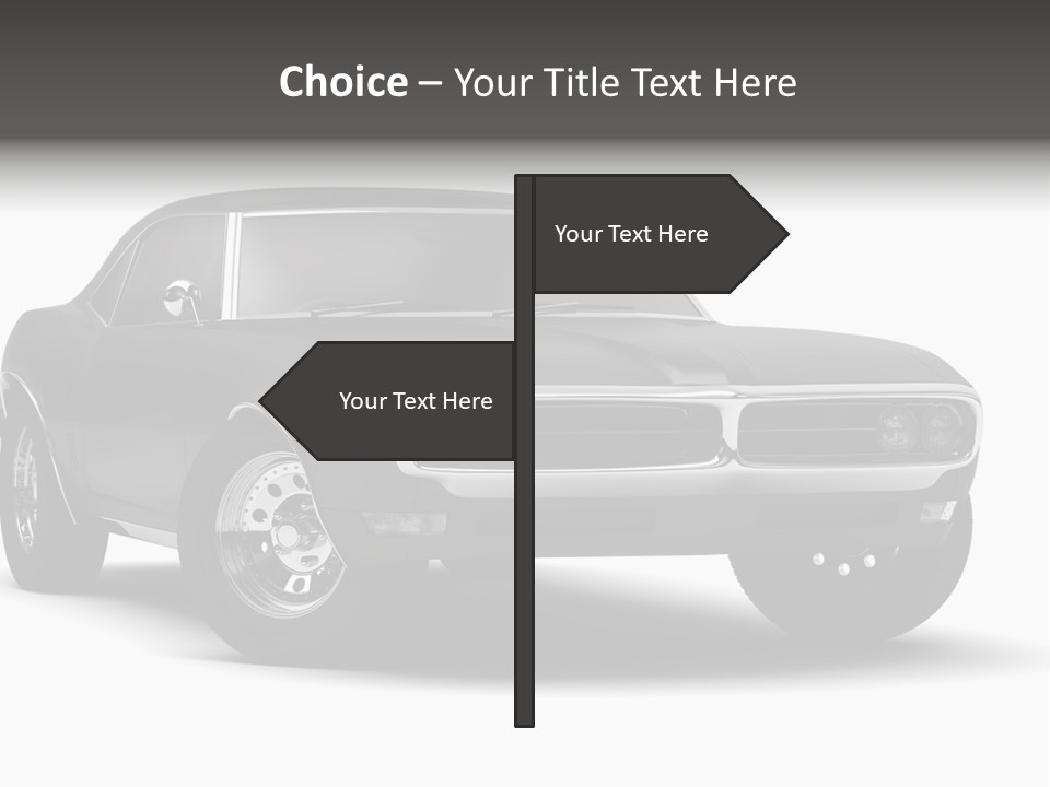 Young Border Blossom PowerPoint Template