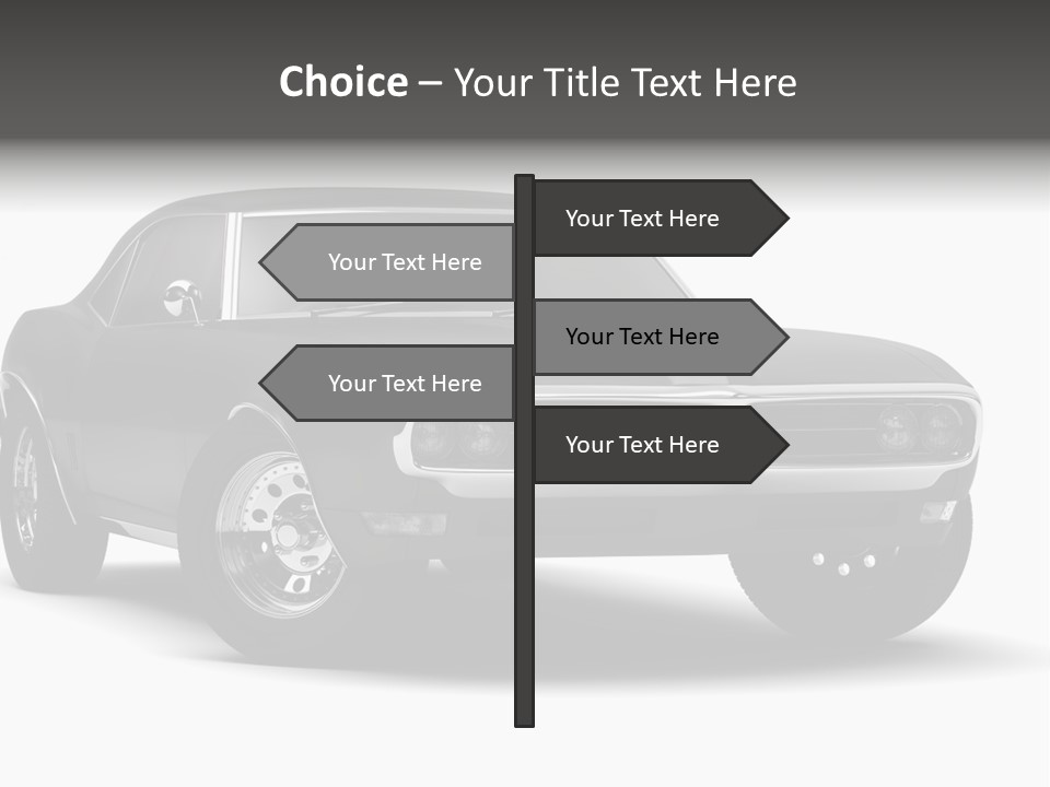 Young Border Blossom PowerPoint Template