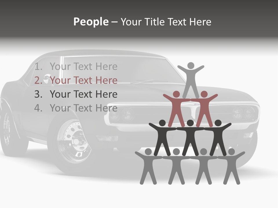 Young Border Blossom PowerPoint Template