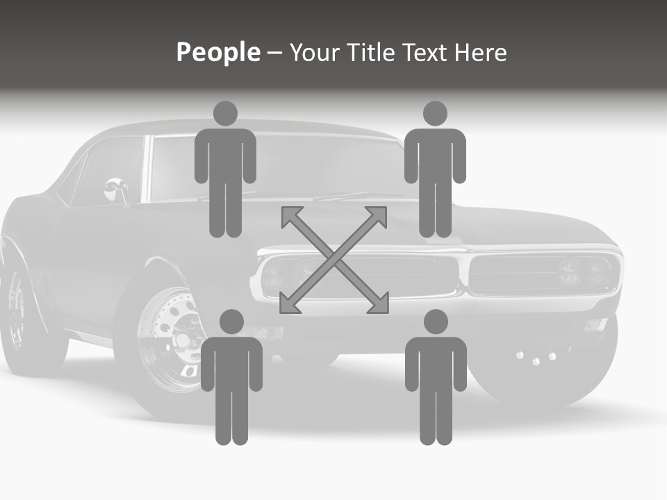 Young Border Blossom PowerPoint Template