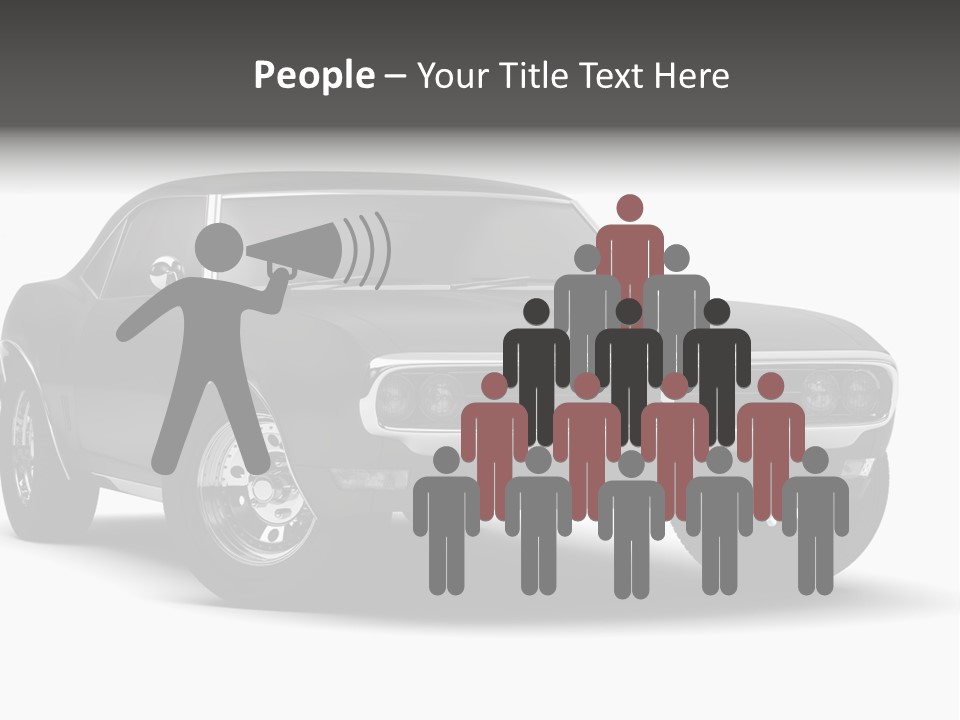 Young Border Blossom PowerPoint Template